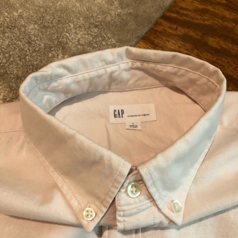 Gap Light Pink Button Down Shirt - image 3